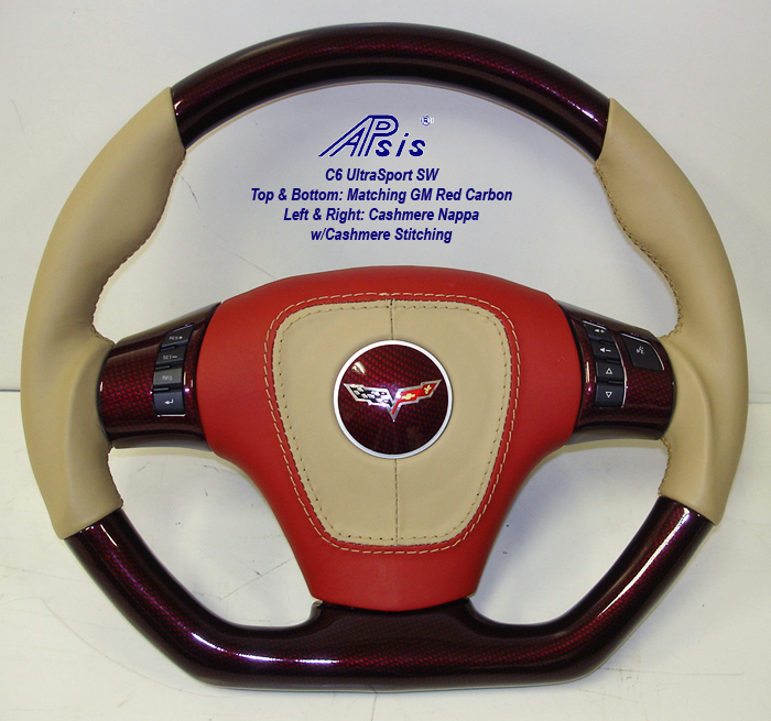 C6 Corvette  D-Type UltraSport Style 2006-13 Carbon Steering Wheel